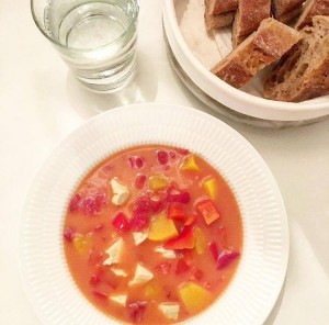 Peberfrugtsuppe med kylling 3